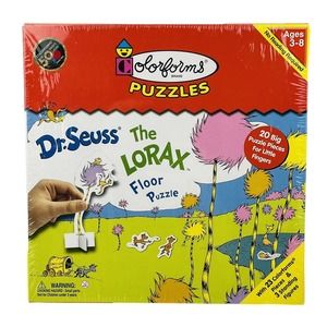 Colorforms Dr. Seuss The Lorax Floor Puzzle 20‎ Big Pieces Ages 3-8